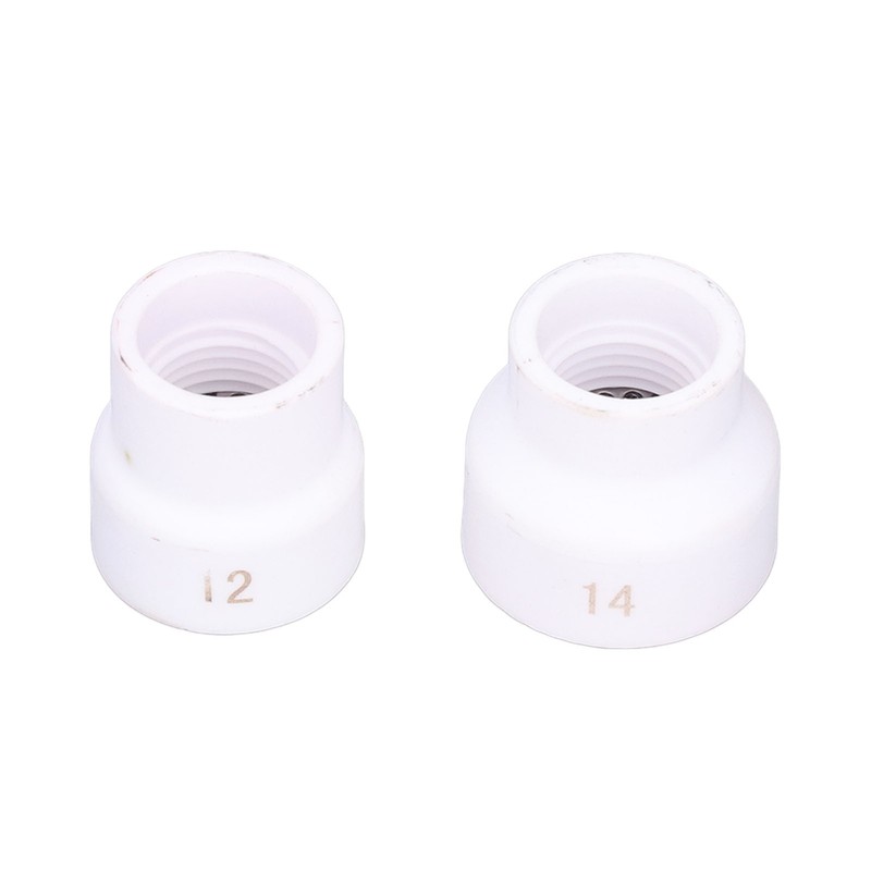 2Pcs TIG Welding Cup 12#/14# Ceramic Nozzle Accessory Set Kit