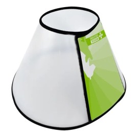 Collar Isabelino Fancy Pets Medical Perro Gato Talla 6 Velcro Transparente