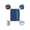 Exacompta 815697 6 Dividers Expanding Document Folder - Blue