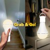 Emergency-Rechargeable-Light-Bulb, Stay Lights Up When Power Failure, 1200mAh15W 80W Equivalent