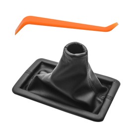 Quealzara Manual Transmission Shifter Boot Cover Compatible with Ford Mustang Series 2005 2006 2007 2008 2009 Replaces 8R3Z-7277-AA, Gear Change Boot