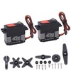 2PCS QY3240MG High Speed Metal Gear 40kg Large Torque Digital