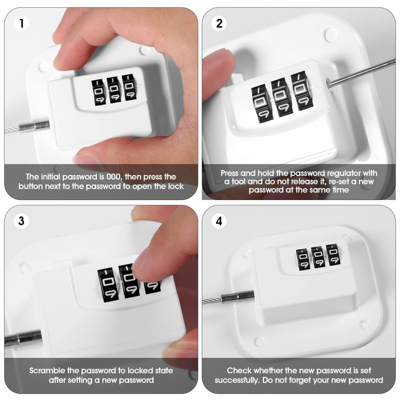 Yosemy Child Safety Cabinet Lock Fridge Lock with Digital Password