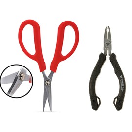 VAMPLIERS WORLD'S BEST PLIERS! VT-001-5 Mini 5" Screw Extraction Pliers for rusted, stripped, damage, security, torx screws nuts and bolts + 6.25" High Tech Aramid-Fiber Optic-Kevlar Shears