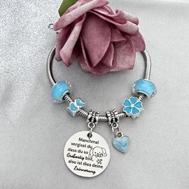 Women's Bangle Inspirational Pearl Bracelets Christmas Gifts Boyfriend Birthday Sister Daughter Graduation Keepsake Mum Aunt Mother's Day Appreciation Jewellery Wife Valentine's Day, Stainless Steel,