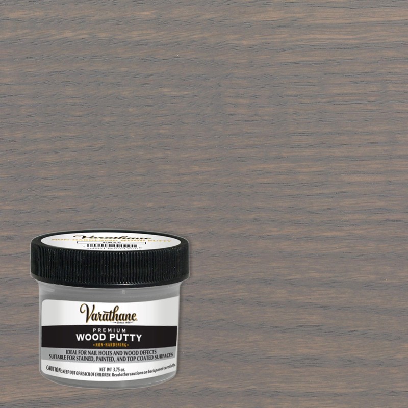 Varathane 374191 Premium Wood Putty, 3.75 oz, Gray