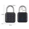 6 Digit Password Lock Electronic Combination Lock IP67 Waterproof Padlock