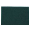Abrasive Hand Pad, 9in.L x 6in.W, Green, AO