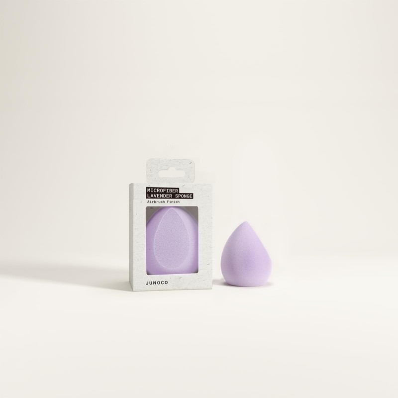 JUNO & Co. Microfiber Makeup Sponge, Dual Layer Technology for