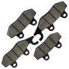 Caltric Front Rear Brake Pads for Kawasaki KL650 KLR650 2008-2024