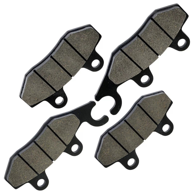 Caltric Front Rear Brake Pads for Kawasaki KL650 KLR650 2008-2024