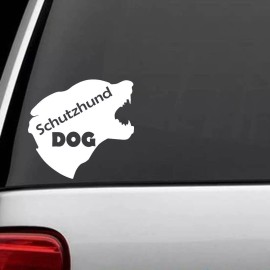 Bluegrass Decals Schutzhund DOG German Shepherd Dog Decal Sticker Car Truck SUV Van B1107