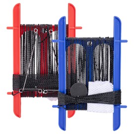 SF Set of 6 Crab Hand Line for Crabbing Colorful Frame with 13M Line, Bait Bag, 0.79oz Weight Block, Crab Fishing Line Catch Fish Prawn Crayfish Lobster, Red/Blue/Yellow/Green