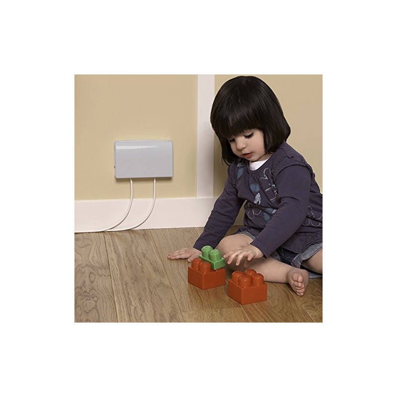 Clippasafe Socket Protector- Stone White (2 Pack)