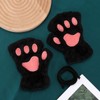 yolrdiw Therian Stuff Cute Cat Beanie Furry Paws Fingerless Gloves