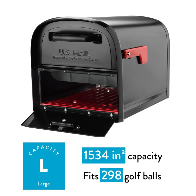 Architectural Mailboxes 6300B-10 Oasis 360 Locking Parcel Mailbox, Extra Large,