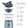 Promixx Premium Protein Shaker Bottle 23.7 Ounces Graphite Gray Ecozen