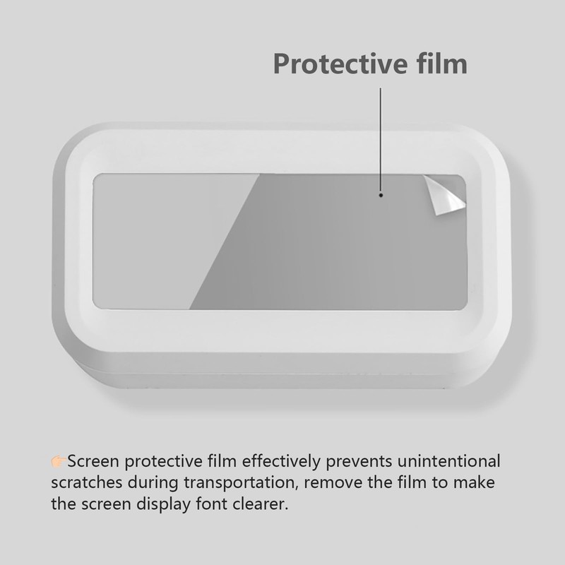 WANGCL 12/24 hour digital alarm clock bedside table clock with