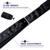DiBanGu Black Bow Ties for Men Silk Self Tied Bow
