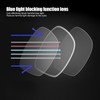 Blue Light Blocking Reading Glasses Fashionable Folding Multifocal Presbyopic Glasses(+200
