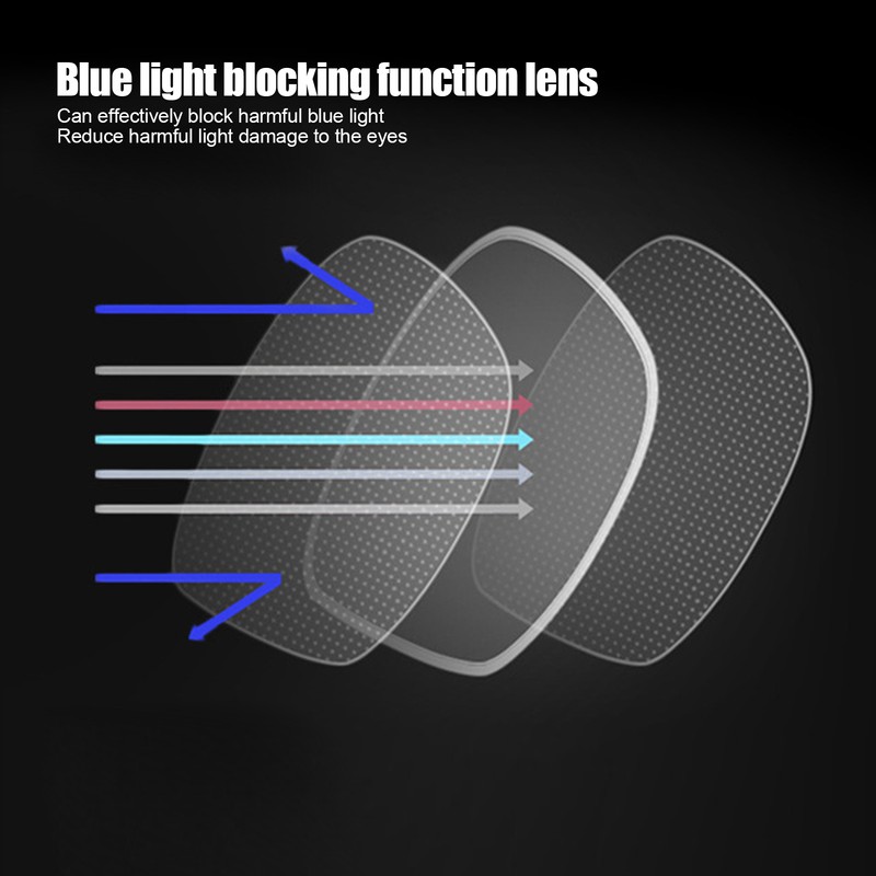 Blue Light Blocking Reading Glasses Fashionable Folding Multifocal Presbyopic Glasses(+200