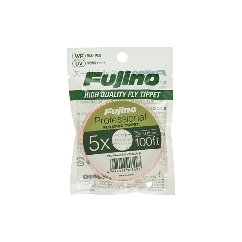 Fujino(フジノ) F-6 プロフェショナルフローティングティペット 100ft 5X