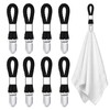 YHSKJCD Pack of 8 towel clips, hanger for towels, tea