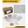 Wyckoff Universal Mounting Kit, 4 Pcs Unistrut Channel Mounting Plates,