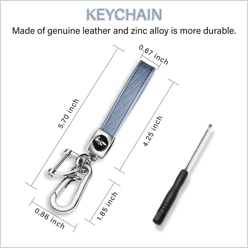 QBUC QBUC for Chevy Key Fob Cover with Keychain Soft