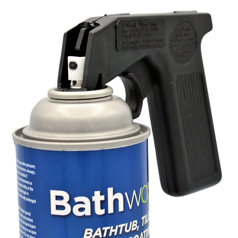 Bathworks Bathtub Refinishing Kit (ALMOND); 2 Spray Cans; for Tub,