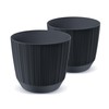 Tymar Flower Pot, Planter, Pack of 2, Plastic Flower Pot,