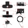 LAIKOU 113436 Black Twist Handle Kit Compatible with Leer Truck