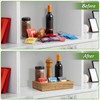 DRASTAR Tea Bag Organizer, Acacia Wooden Tea Bag Holder, Tea