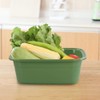Cadine Pack of 3 Plastic Washing-Up Bowls, Rectangular Washing Up