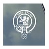 Sutherland Scottish Clan Vinyl Sticker Decal Tartan with Banner Option