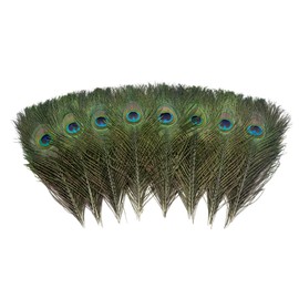 Ballinger 16Pcs Natural Peacock Feathers - 10-12 inch Large Big Peacock Feathers Bulk for DIY Crafting,Christmas,Wedding and Holiday Decorations