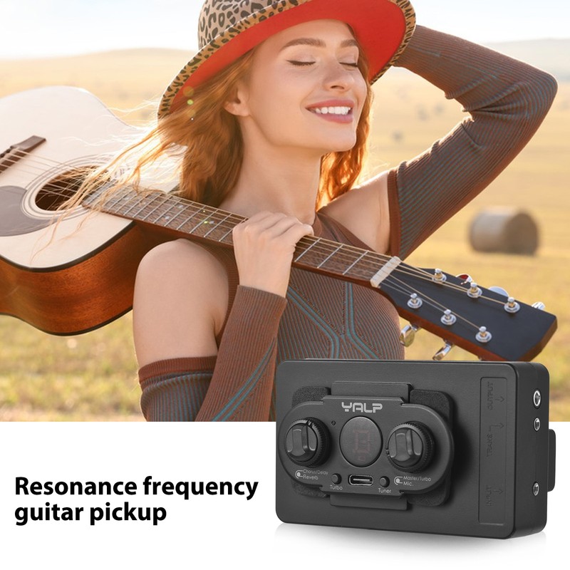 Guitar Pickups 3 Effects Audio Vibration Sound Pickups with Same