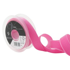 Berisfords Velvet Ribbon, Shocking Pink, 10.2 x 3 x 10.2 cm