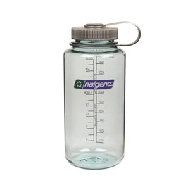 Nalgene Tritan Wide Mouth BPA-Free Water Bottle (Clear Seafoam, 32 Ounce)