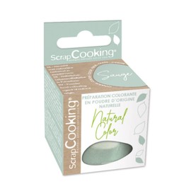 Food Colouring in Powder Form of Natural Origin 10 g - Sage