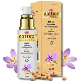 Sattva Face Cream for Men and Women - Anti-Wrinkle Cream Face Pro-Age Day Cream with Kumkumadi Oil - Anti-Ageing Moisturiser Face Cream