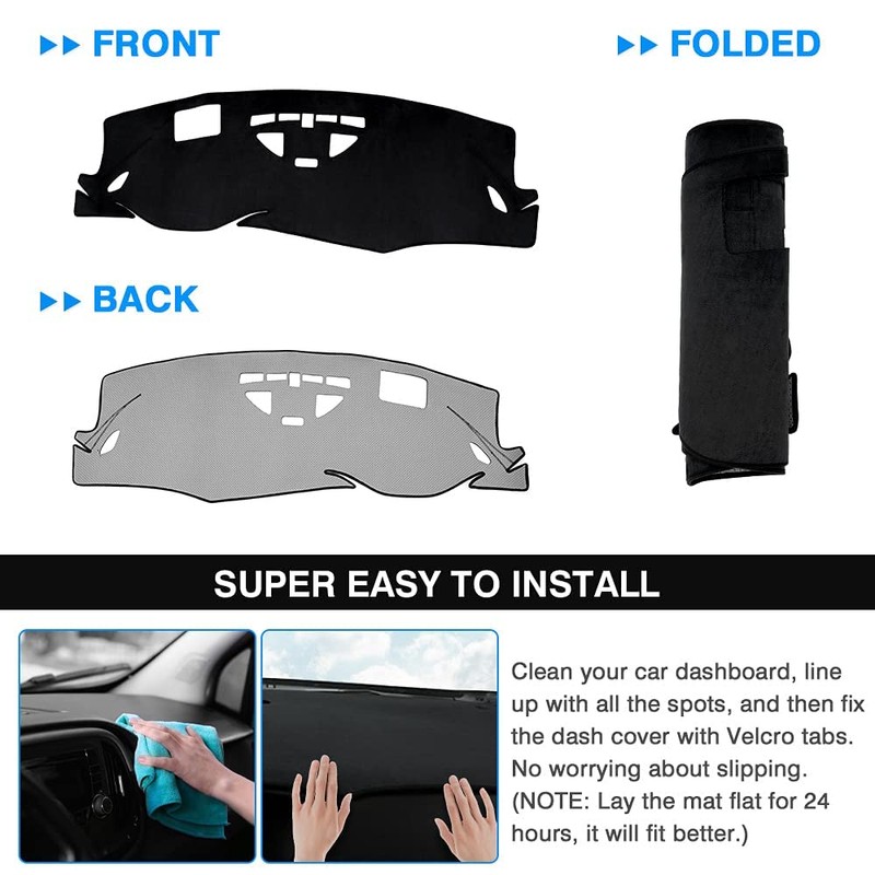 Autorder Dashboard Cover Mat for 2021-2023 Buick Envision Accessories Dash