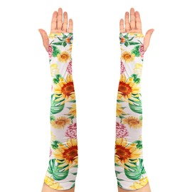 Garden Sleeves for Women,Gardening Sleeves,Farm Sun Protection Thorn Proof Cooling Protective Sleeves for Garden Sports,Farmers Gardening Arm Sleeves,Anti-Scratch Sleeves with Thumb Hole to Cover Arm