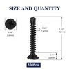 #10 x 1-1/4" Sheet Metal Screws 100Pcs 410 Stainless Steel
