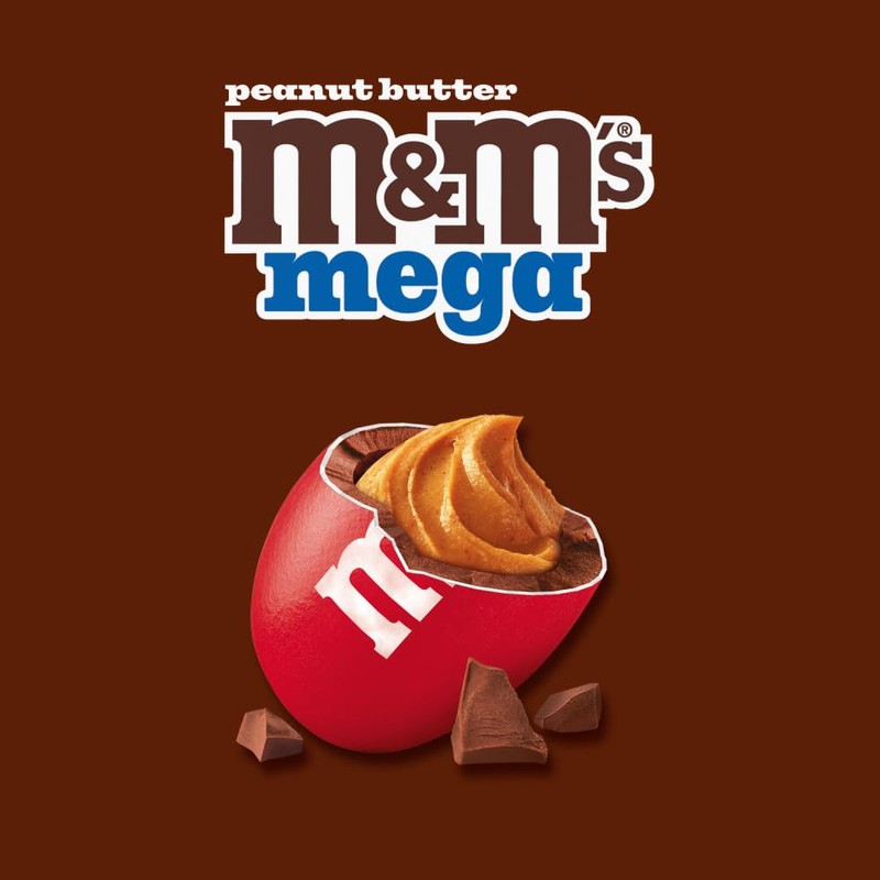 M&M'S Peanut Butter Chocolate Candy, Full Size 2.83 oz Bag,