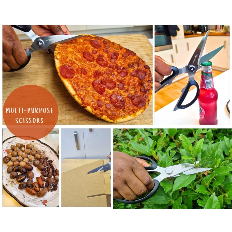 Firm Grip Kitchen Scissor Heavy Duty 4-in-1 Multipurpose Cooking Scissors