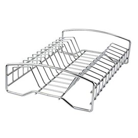 Apollo T6221 Chr Plate Stand 12, Metal, Multi-Colour, 31x8.1x2.2
