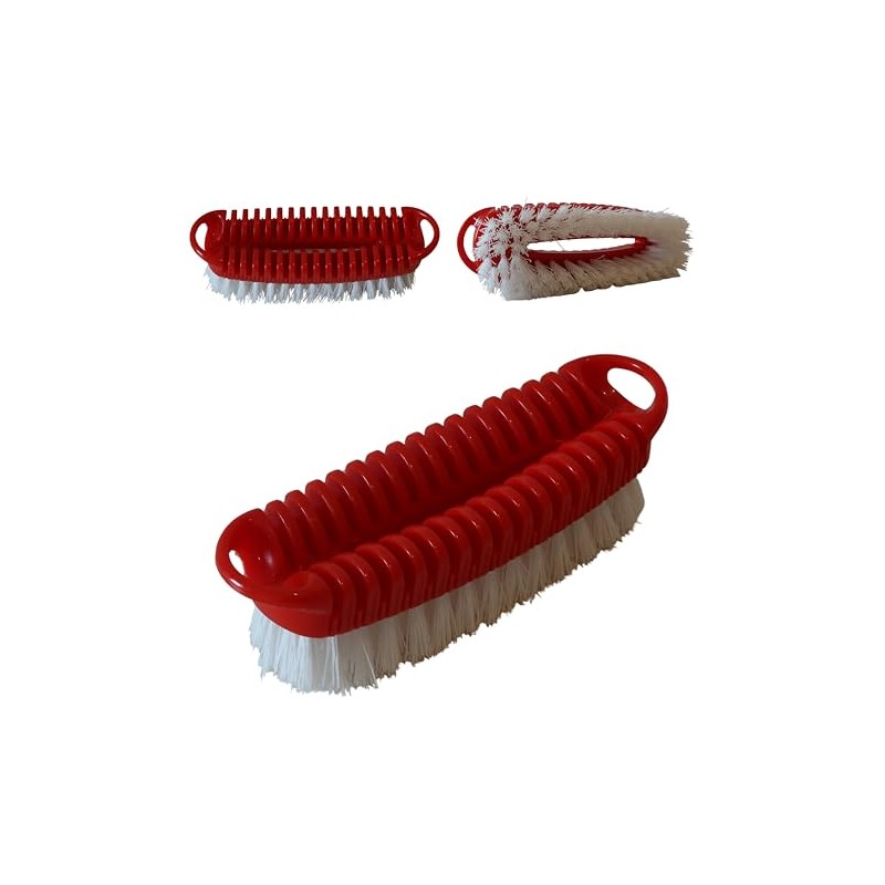 Today - Laundry Brush with Perforated Handle and Hard Bristles