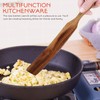 Wooden Spurtle Set Wood Cooking Utensils Non Stick Wood Cookware