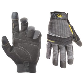 Custom Leathercraft 125L Handyman Guantes de trabajo con agarre flexible, L